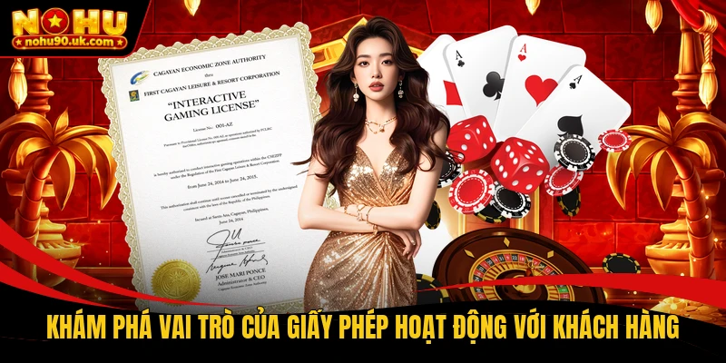 Khám phá vai trò của giấy phép hoạt động với khách hàng